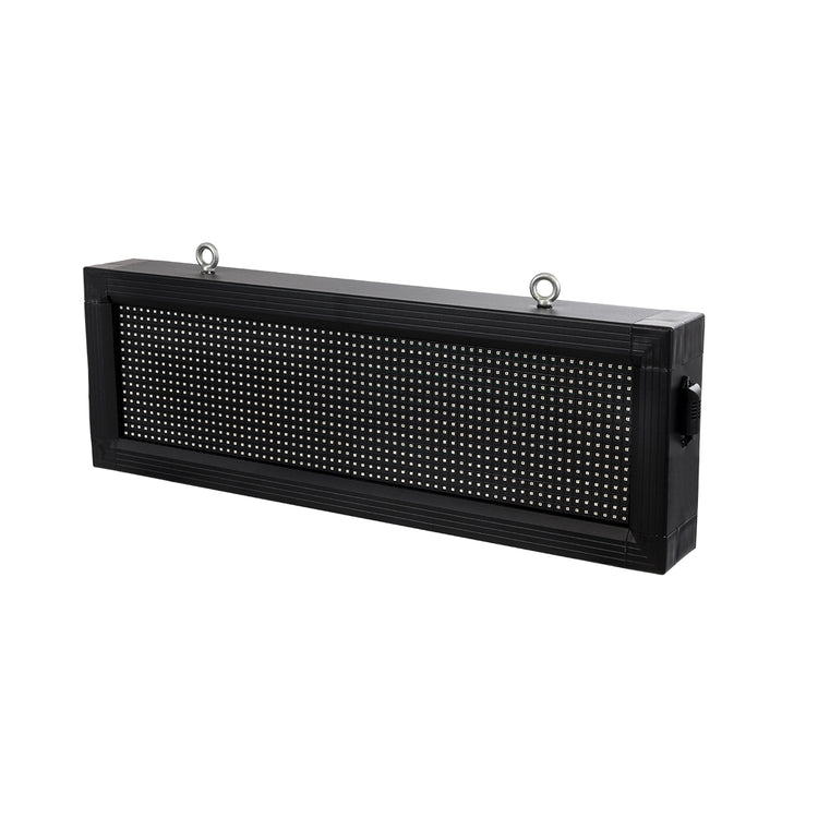GLOBOSTAR® DISPLAY 90267 Κυλιόμενη Ψηφιακή Επιγραφή 64x16cm P10 Μονής Όψης LED AC 220-240V Αδιάβροχο IP65 RGB - WiFi Control μέσω FK APP - Αισθητήρας Θερμοκρασίας & Υγρασίας - Μ72 x Π9 x Υ24cm - 2 Χρόνια Εγγύηση