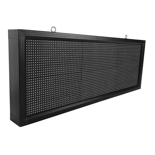 GLOBOSTAR® DISPLAY 90272 Κυλιόμενη Ψηφιακή Επιγραφή P10 Μονής Όψης LED AC 220-240V Αδιάβροχο IP54 Πράσινο - WiFi Control μέσω FK APP - Αισθητήρας Θερμοκρασίας & Υγρασίας - Μ104 x Π9 x Υ40cm - 2 Χρόνια Εγγύηση