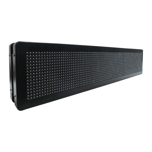 GLOBOSTAR® DISPLAY 90304 Κυλιόμενη Ψηφιακή Επιγραφή P10 Διπλής Όψης LED AC 220-240V Αδιάβροχο IP65 Πορτοκαλί - WiFi Control μέσω FK APP - Αισθητήρας Θερμοκρασίας & Υγρασίας - Μ104 x Π12 x Υ20cm - 2 Χρόνια Εγγύηση