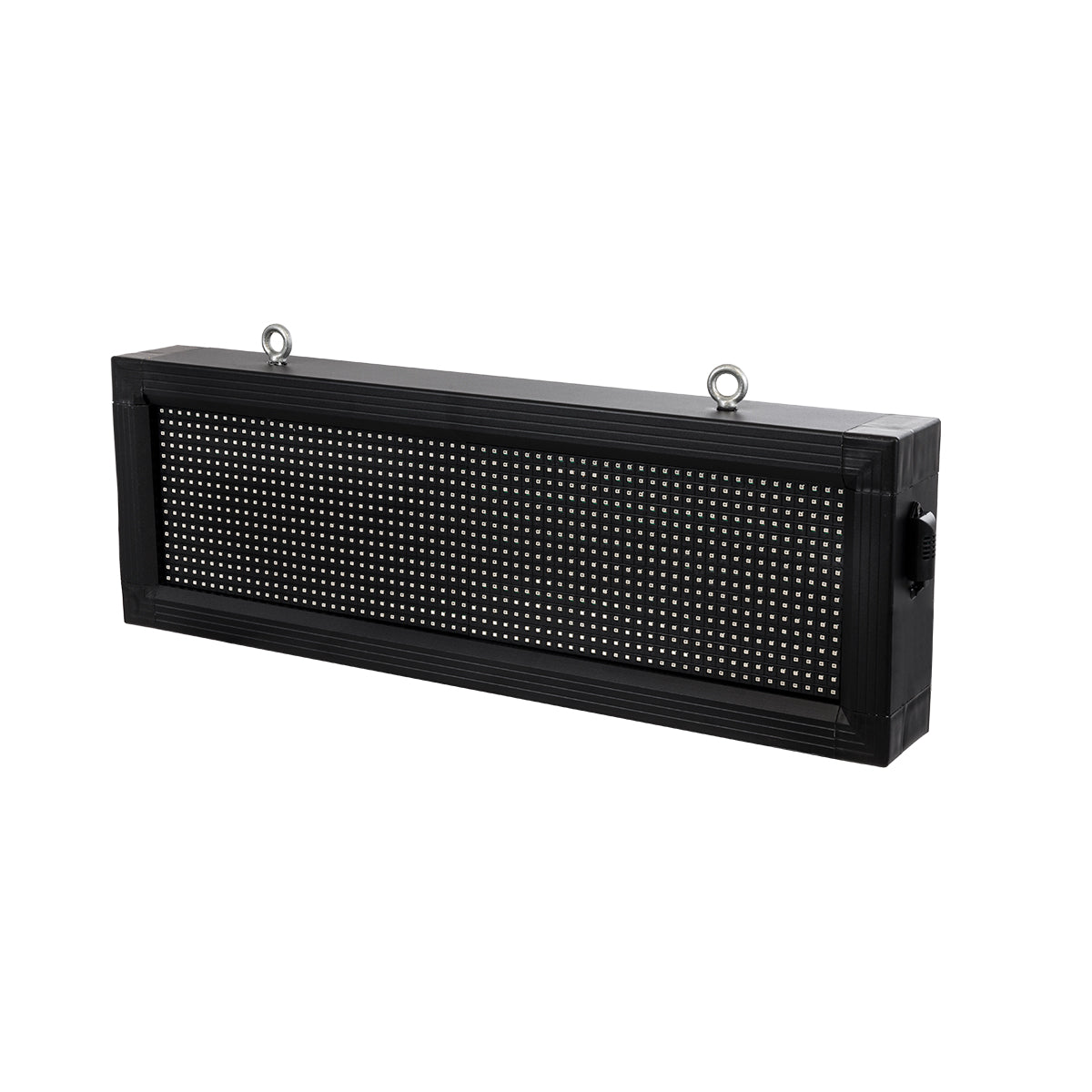 GLOBOSTAR® DISPLAY 90309 Κυλιόμενη Ψηφιακή Επιγραφή 64x16cm P10 Μονής Όψης LED AC 220-240V Αδιάβροχο IP65 Πορτοκαλί - WiFi Control μέσω FK APP - Αισθητήρας Θερμοκρασίας & Υγρασίας - Μ72 x Π9 x Υ24cm - 2 Χρόνια Εγγύηση