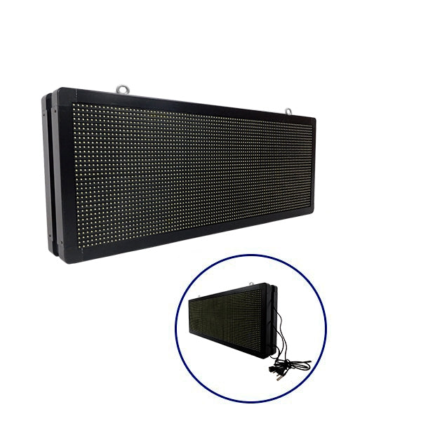 GLOBOSTAR® DISPLAY 90320 Κυλιόμενη Ψηφιακή Επιγραφή P10 Διπλής Όψης LED AC 220-240V Αδιάβροχο IP65 Ψυχρό Λευκό 6000K - WiFi Control μέσω FK APP - Αισθητήρας Θερμοκρασίας & Υγρασίας - Μ104 x Π12 x Υ40cm - 2 Χρόνια Εγγύηση