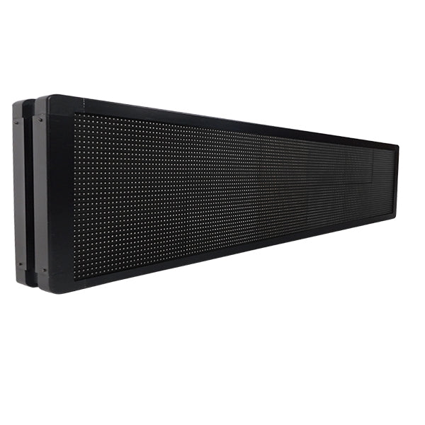 GLOBOSTAR® DISPLAY 90330 Κυλιόμενη Ψηφιακή Επιγραφή P10 Διπλής Όψης LED AC 220-240V Αδιάβροχο IP65 Ψυχρό Λευκό 6000K - WiFi Control μέσω FK APP - Αισθητήρας Θερμοκρασίας & Υγρασίας - Μ168 x Π12 x Υ40cm - 2 Χρόνια Εγγύηση