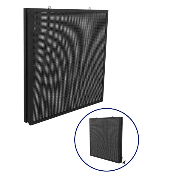 GLOBOSTAR® DISPLAY 90345 Κυλιόμενη Ψηφιακή Επιγραφή P10 Διπλής Όψης LED AC 220-240V Αδιάβροχο IP65 RGBW - WiFi Control μέσω FK APP - Αισθητήρας Θερμοκρασίας & Υγρασίας - Μ104 x Π12 x Υ104cm - 2 Χρόνια Εγγύηση