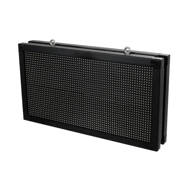 GLOBOSTAR® DISPLAY 90799 Κυλιόμενη Ψηφιακή Επιγραφή 64x32cm P10 Διπλής Όψης LED AC 220-240V Αδιάβροχο IP65 Πορτοκαλί - WiFi Control μέσω FK APP - Αισθητήρας Θερμοκρασίας & Υγρασίας - Μ70 x Π11 x Υ38.5cm - 2 Χρόνια Εγγύηση