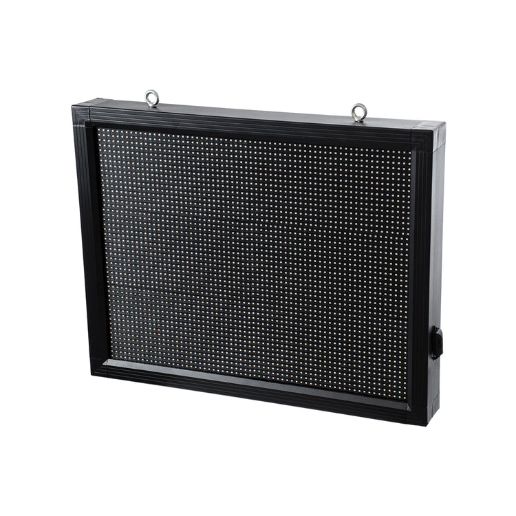 GLOBOSTAR® DISPLAY 90802 Κυλιόμενη Ψηφιακή Επιγραφή 64x48cm P10 Μονής Όψης LED AC 220-240V Αδιάβροχο IP65 Μπλε - WiFi Control μέσω FK APP - Αισθητήρας Θερμοκρασίας & Υγρασίας - Μ72 x Π9 x Υ56cm - 2 Χρόνια Εγγύηση
